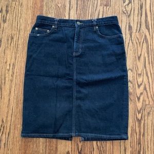 Ralph Lauren Denim Pencil Skirt